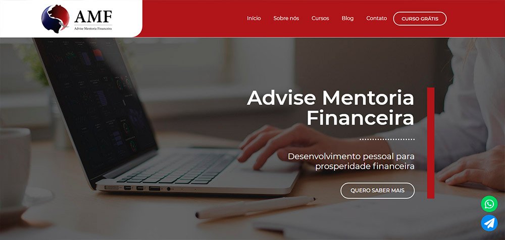 site e landing page
